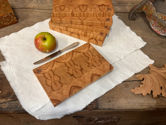 #33 Hirnholzschneidebrett ohne Gravur - klein - Buche